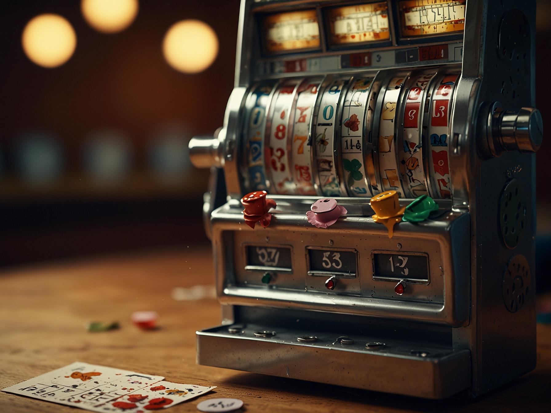 Weekly promotion banner with slot reels and calendar