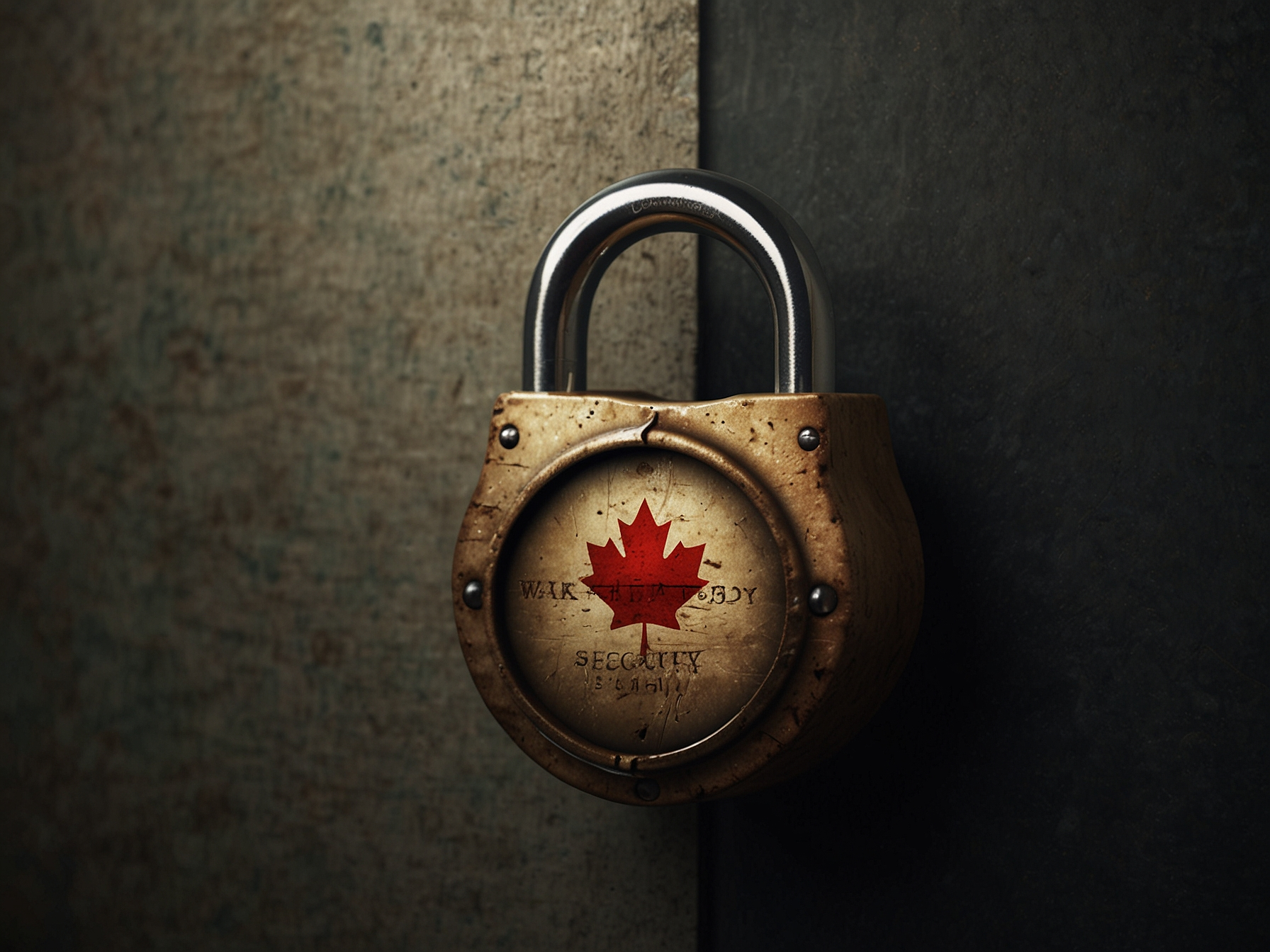 Security icons and login padlock